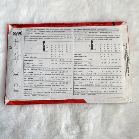 2 Simplicity Sewing Patterns - Picture 3 of 5